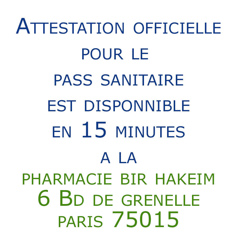pass sanitaire pharmacie