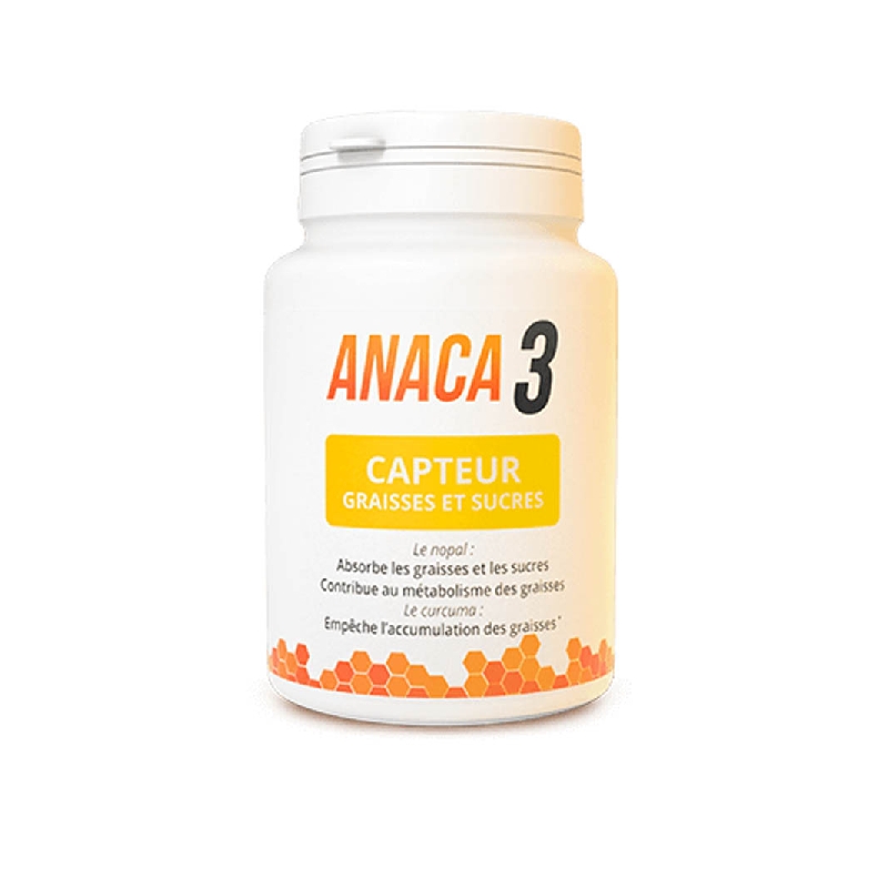 Achetez ANACA3 CAPTEUR GRAISSES ET SUCRES Gélule Pilulier de 60