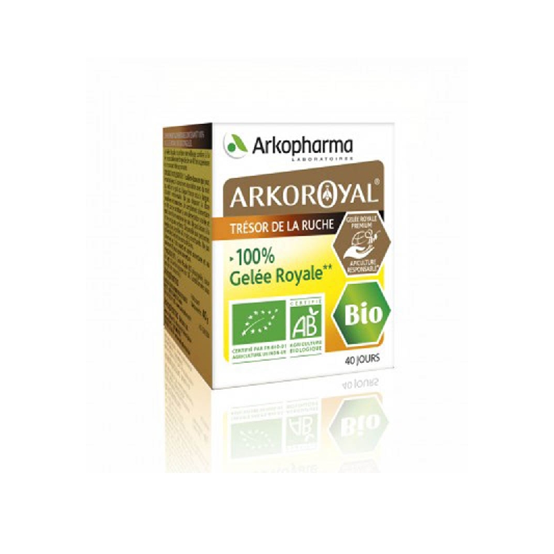 Achetez ARKOROYAL 100% Gelée royale bio Gelée Pot de 40g