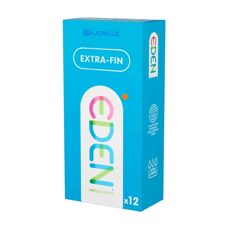 Achetez EDEN PRESERVATIF FIN LATEX LUBRIFIE Boîte de 12