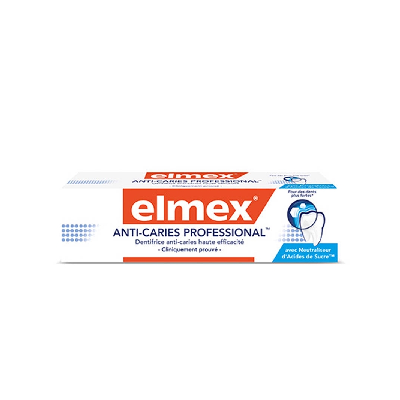 Achetez ELMEX ANTI-CARIES PROFESSIONAL Pâte dentifrice Tube de 75ml