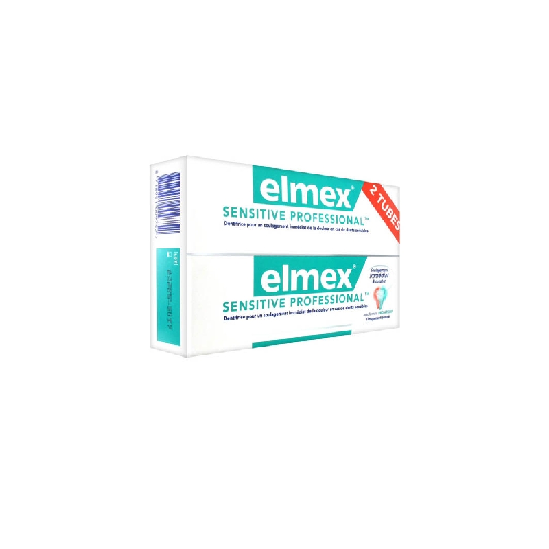 Achetez ELMEX SENSITIVE PROFESSIONAL Pâte dentifrice 2 Tube de 75ml