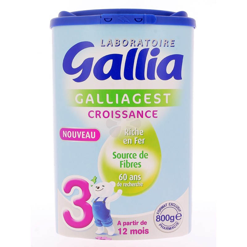 Achetez GALLIA GALLIAGEST CROISSANCE Lait Poudre Boîte de 800g