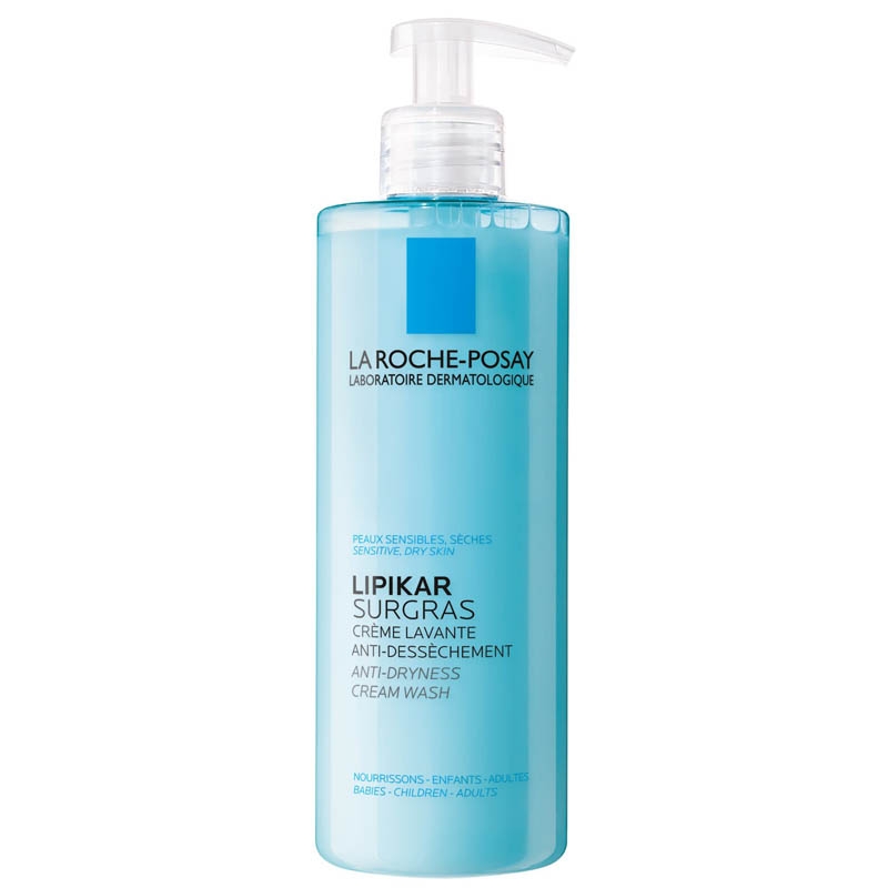 Achetez LIPIKAR SURGRAS LA ROCHE POSAY Crème LAVANTE ANTI-DESSECHEMENT Flacon Pompe de 400ML 