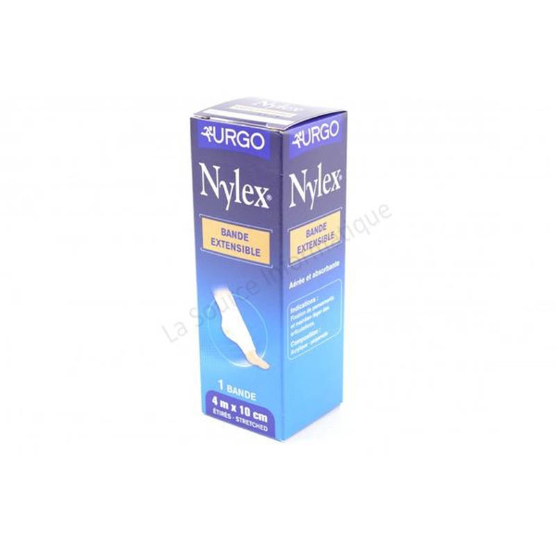 Achetez NYLEX Bande extensible Blanc 10cmx4m
