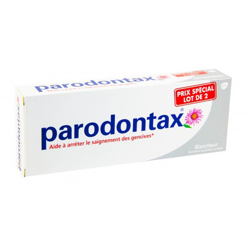 Achetez PARODONTAX BLANCHEUR Pâte gingivale 2 Tube de 75ml