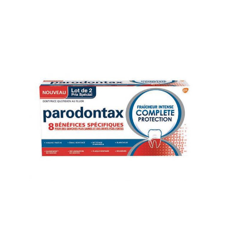 Achetez PARODONTAX COMPLETE PROTECTION Dentifrice 2 Tube de 75ml