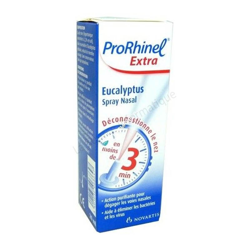 Achetez PRORHINEL EXTRA EUCALYPTUS Spray nasal décongestionnant Flacon de 20ml