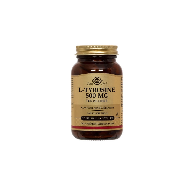 Achetez SOLGAR L-Thyrosine Gélule Pot de 50